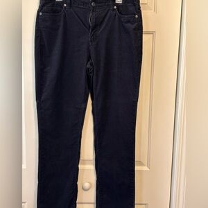 Land’s EndWomen's Black Corduroy Pants